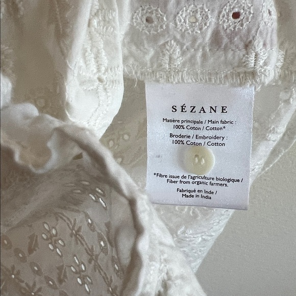 Sezane Caro Shirt Ecru - Picture 5 of 5
